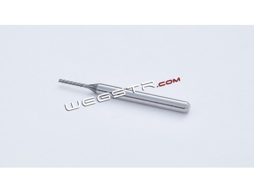 1.00 mm - two-flute spiral-patterned carbide end mill